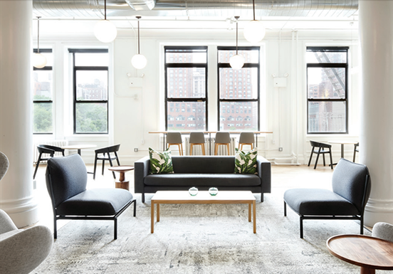 An office provided by Knotel to a company (Photo from Knotel's official website)