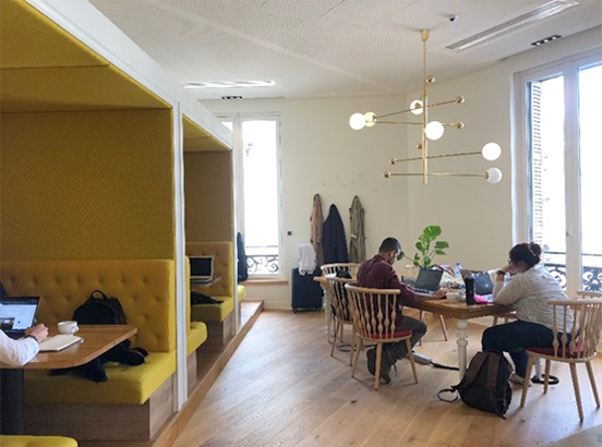 Co-working space of 'SPACES', operated by IWG