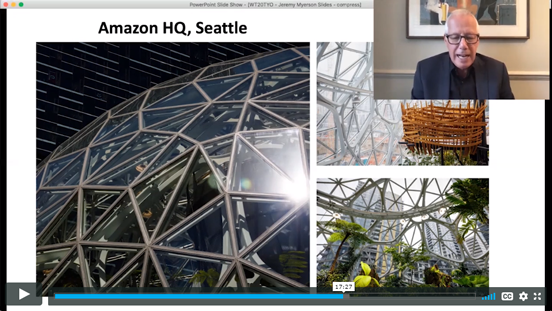 SXの例としてAmazonのシアトル本社を紹介するマイヤーソン氏